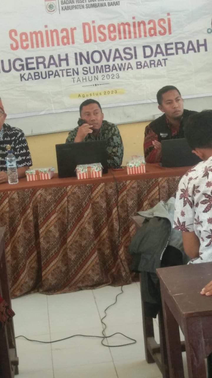 Pak Mulyadi,S.Pd.I inovator dari SMP Negeri 3 Poto Tano 