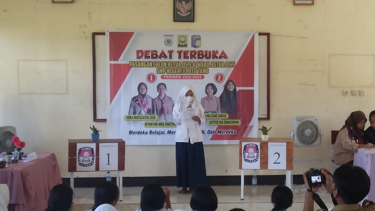 Debat Terbuaka Pemilihan OSIS